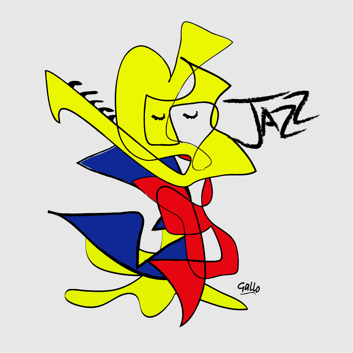 Saxo sonoro
Cómplice, suspiros mil
Susurrando ya


Saxophone resonates
Confidant, a thousand sighs
Now whispering soft
