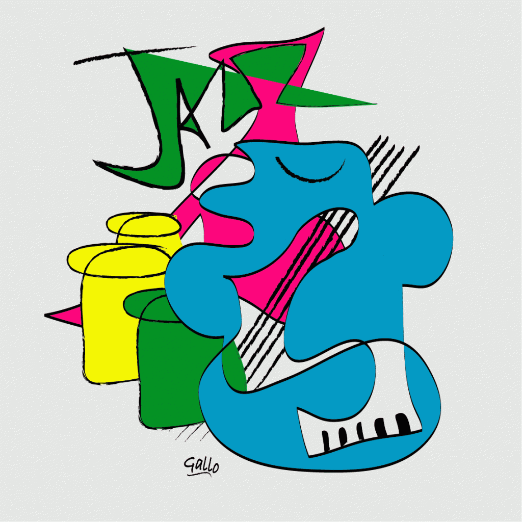 Musica de Jazz
Ilumina la noche
Duerme de dia 


Jazz music at night
Illuminates the darkness
Sleeps during the day

